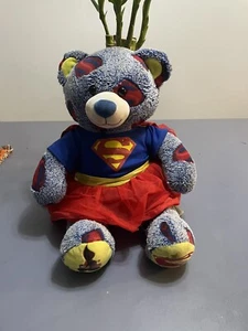 BABW DC COMICS SUPERMAN ON Superwoman attire plush stuffed animals Rare - Picture 1 of 7