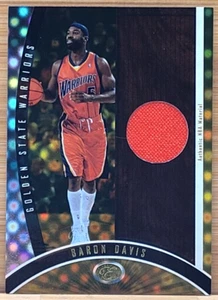 2006-07 BOWMAN ELEVATION BARON DAVIS GAME USED JERSEY #D/25 GOLD EXECUTIVE - Picture 1 of 2