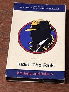 RARE 1990 Cassette Single Dick Tracy K.D. Lang Ridin the Rails w/ Take 6 - Picture 1 of 6