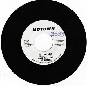 SUPREMES the composer U.S. MOTOWN 45rpm 1146_1969 PROMO excellent - Picture 1 of 1