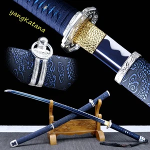 Full Tang Japanese 98 Type Military Officer Sword Katana Saber 1095 Carbon Steel - Picture 1 of 12