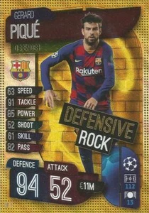 Tarjeta coleccionable Gerard Pique 2019/2020 Champions League Match Attax #dr3 - Imagen 1 de 1