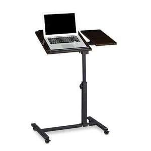 Table Ordinateur Portable Hauteur réglable XL 95 x 60 x 40 cm Bois Support av... - Photo 1/8