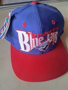 VINTAGE Toronto Blue Jays Cap '93 The Game baseball Hat NOS NWT Fitted 7 1/8 - Picture 1 of 12