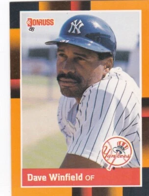 1988 Donruss Baseball's Best #244 Dave Winfield - Image 1 of 2