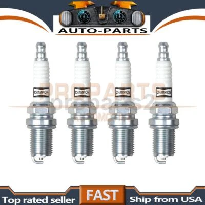 Velas de ignição Champion 4X velas de ignição para Jeep Cherokee 1993 1992 1991 1990 1989 - Imagem 1 de 4