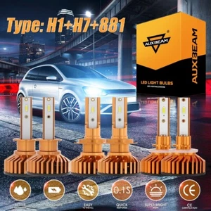 Kit de 6 faros LED blancos + faros antiniebla para Hyundai Sonata 2006 2007 2008 - Imagen 1 de 12