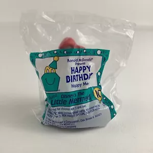 Disney Little Mermaid McDonald's Happy Birthday Happy Meal Toy Sealed Vintage - Picture 1 of 6