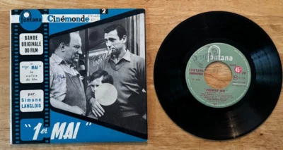 45 FRENCH EP MOVIE SOUNDTRACK 1er MAI YVES MONTAND - Image 1 of 2