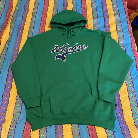 Hartford Whalers NHL Vintage Hoodie Sweatshirt Men’s XL Cover