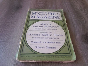 VINTAGE 1906 JANUARY MCCLURE'S MAGAZINE ROOSEVELT AN OUTDOOR MAN - Picture 1 of 6