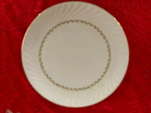 Vintage Grant Crest Fine China Japan Golden Swirl 12" Platter Chop Plate - Picture 1 of 3