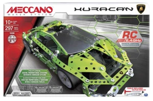 Lamborghini Huracan 2.4 GHz Remote Control by Meccano 297 pieces STEM Supercar - Picture 1 of 7