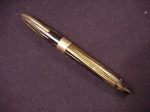 # SHEAFFER LIFETIME TRIUMPH 1250 PEN, GOLDEN BROWN, GFT, PF, 1945 - Picture 1 of 7