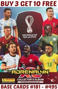 PANINI ADRENALYN XL WORLD CUP QATAR 2022 BASE CARD #181 - #495 - Picture 1 of 1