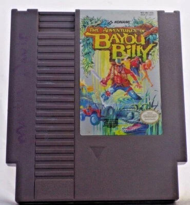 The Adventures of Bayou Billy (Nintendo NES, 1989) Authentic Cartage Only Tested - Image 1 of 2