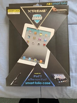Xtreme Smart Folio Case Leather For Apple Ipad 2  Smart Case  Wake / Sleep - Image 1 of 4