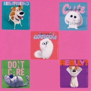 15 Secret Life of Pets 2 - Large Stickers - Party Favors - Dogs, Cat, Bunny - Picture 1 of 1