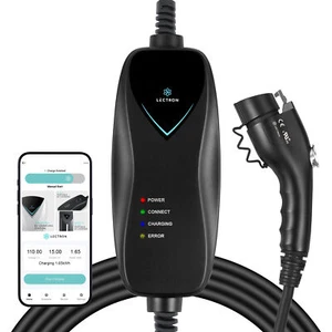 Lectron Level1 J1772 Charger(WiFi)- 110V&5A, NEMA 5-15 Plug, 16ft Extension Cord - Bild 1 von 11