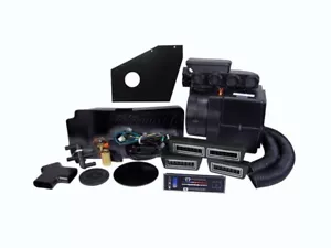 Inside Pkg-Hurricane Unit, Underdash, Aluminum Face, 1967-1972 Chevy/GMC Truck - Foto 1 di 4