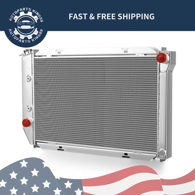 Radiador de 3 filas para Ford Mustang 1979-1993 1975-1982 Granada AT MT aluminio Foto 1 de 4