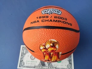 San Antonio SPURS 1999 / 2003 NBA Champions Inflatable Mini Basketball 5" - Picture 1 of 11