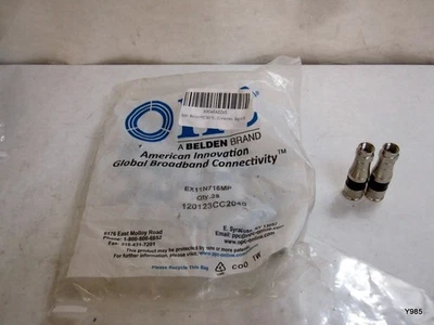 PPC ( BELDEN BRAND) EX11N716MP Universal compression connector 25pcs - Image 1 of 4