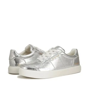 Sam Edelman Edie Sneaker - Größe 10 - Silber Metallic - Neu mit Karton - Bild 1 von 16