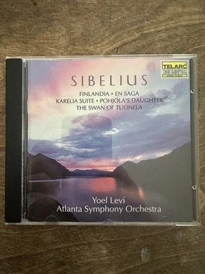 Jean Sibelius – Finlandia, En Saga, Karelia – Telarc CD 80320 Yoel Levi Atlanta - Bild 1 von 2