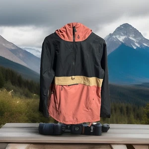 VOLCOM WOMENS ASHFIELD PULLOVER SNOWBOARD JACKET - EARTH PINK - 2024 - Picture 1 of 11