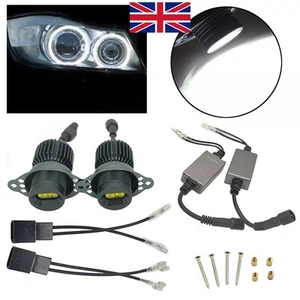 2x 40W LED Angel Eyes Halo Ring Light Bulb For BMW 3 Series E90 E91 LCI No Error - Picture 1 of 9