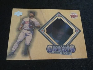 1997 Upper Deck Amazing Greats Kirby Puckett Minnesota Twins - Picture 1 of 2