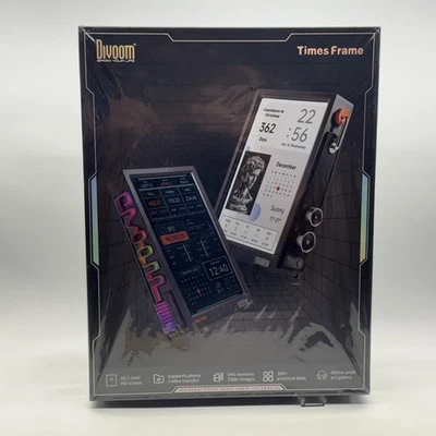 Divoom Times Frame Smart HD Photo Screen 10.1" Calendar Crypto Stocks Weather - Image 1 of 4