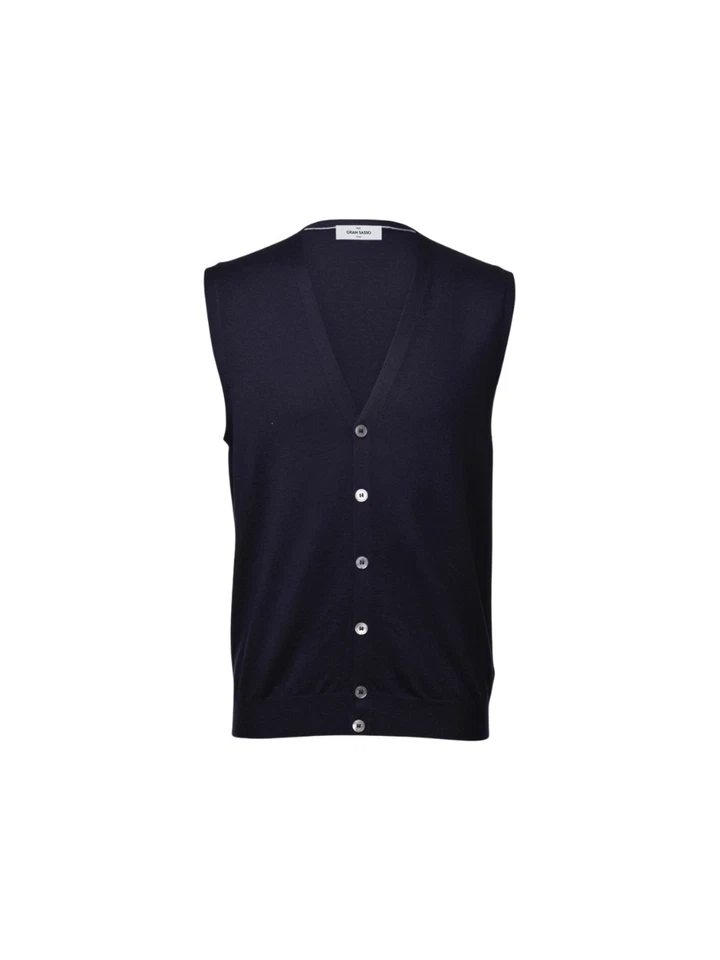 Cardigan Gran Sasso Para Hombre, Realizado En Lana, Con Ajuste Regular, C... - Imagen 1 de 1