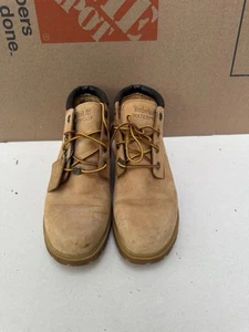 Timberland Ankle Work Boots Mens Size 9M Wheat Nubuck - Picture 1 of 6