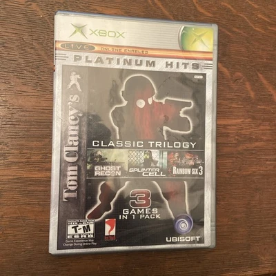 Tom Clancy's Classic Trilogy (Microsoft Xbox, 2004) Complete - Tested - Image 1 of 2