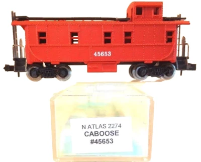 N Atlas 2274 Transfer Caboose #45653 - Image 1 of 4