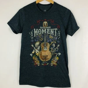 Disney Pixar Coco Movie Seize Your Moment Gray T Shirt Size Small  - Picture 1 of 7