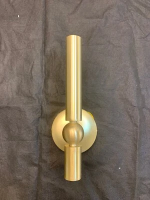 Lámpara de pared de latón con vela lámpara de pared tocador, aplique de arte de luz de pared Foto 1 de 4