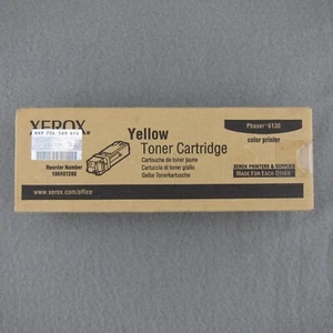 Xerox Yellow Toner Cartridge 106R01280 Phaser 6130 New Sealed - Picture 1 of 6
