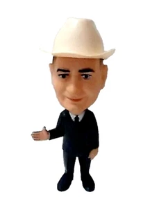 1964 Remco Sammlerstück Präsident Lyndon B Johnson Kunststoff LBJ Puppe Vintage Figur 6 Zoll - Bild 1 von 8