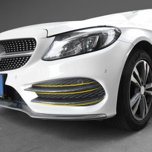 Front Fog Lamp Grill Frame Cover Trim For Mercedes Benz C Class W205 2015-2018 - Picture 1 of 5