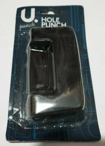 HOLE PUNCH PUNCHER BLACK IDEAL FOR SCHOOL HOME OFFICE USE UK SELLER FREE P&P - Picture 1 of 1