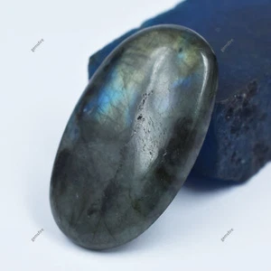 CERTIFIED Loose Gemstone 91.35 Carat Natural Labradorite Oval Shape - Picture 1 of 3