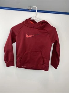 Youth kids Nike Therma Fit Hoodie Maroon Size 7 L dri fit - Picture 1 of 8