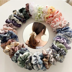 10 Pack Hair Scrunchies Satin Bobbles Elastic Scrunchy Hair Holder Bands ⇗ - Picture 1 of 26