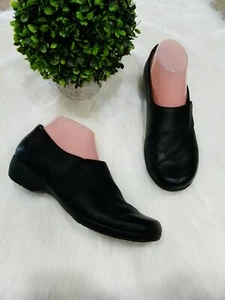 Mocasín elástico sin cordones de cuero negro DANSKO Fae talla EE. UU. 8 EUR 38 - Imagen 1 de 12