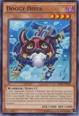 Doggy Diver SECE-EN096 Rare Yu-Gi-Oh Card (U) New - Image 1 of 3