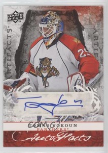 2008-09 Upper Deck Artifacts Autofacts Tomas Vokoun #AF-TV Auto