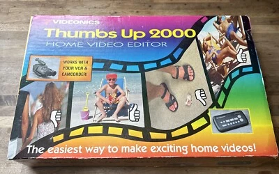 Videonics Thumbs Up 2000 Home Video Editor Model:TU-2000(Box & Cables & manuals) - Image 1 of 4